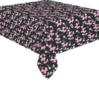 Dogs & Stars Cotton Linen Tablecloth 52"x 70"