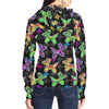 Sugar Skull Balloon Dogs Full Zip Hoodie for Women