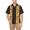 Sugar Skull Balloon Dogs Hawaiian Shirt with Chest Pocket