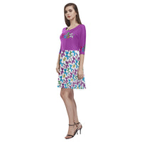 Swirly Pups Skater Dress