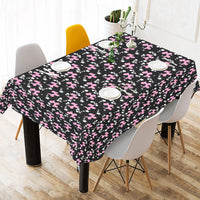 Dogs & Stars Cotton Linen Tablecloth 52"x 70"