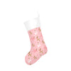 Pink Reindeer Christmas Stocking
