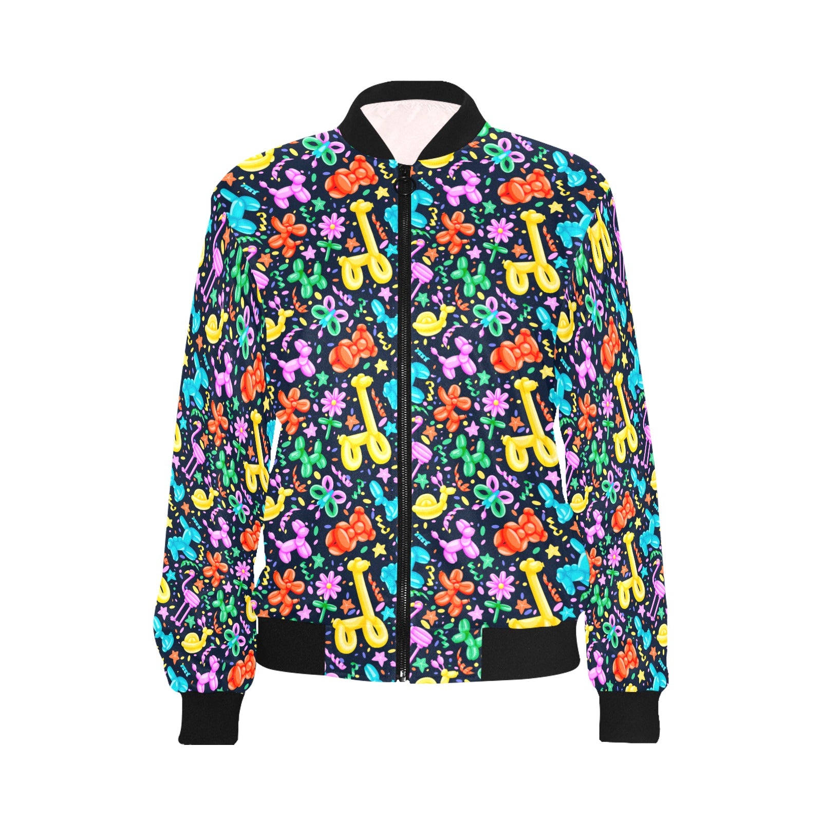 Dazzling Floral bomber jacket