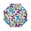 Swirly Pups Auto Fold Umbrella
