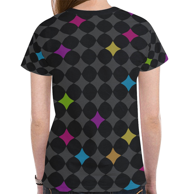 Sugar Skull Balloon Dog T-shirt for Women