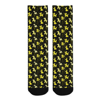 Yellow Balloon Animals Socks