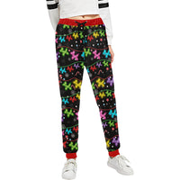 BlackLights Women's All Over Print Sweatpants (Model L11)