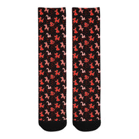 Red Balloon Animals Socks