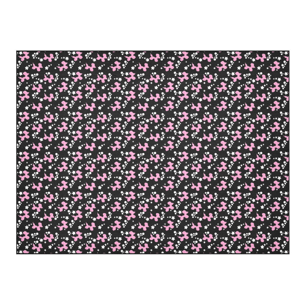 Dogs & Stars Cotton Linen Tablecloth 52"x 70"