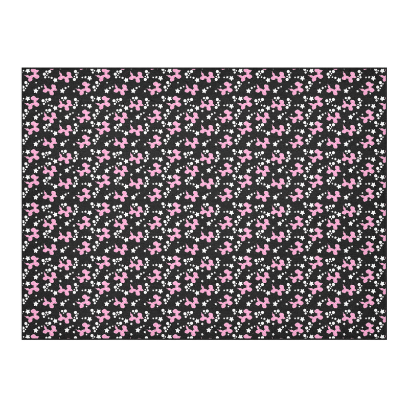Dogs & Stars Cotton Linen Tablecloth 52"x 70"