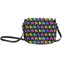 Color Pop Balloon Dog Classic Saddle Bag