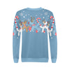 Blue Reindeer Balloon Dogs Sweatshirt