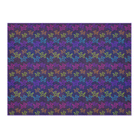 Neon Dogs Cotton Linen Tablecloth