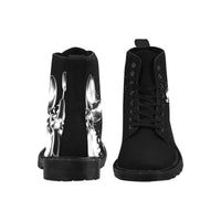 Reflections Balloon Dog Martin Boots for Women (Black) (Model 1203H)