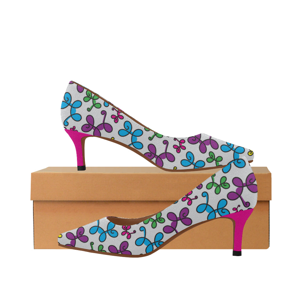 Women's Pointed Toe Low Heel Pumps