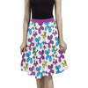 Swirly Pups Pleated Midi Skirt