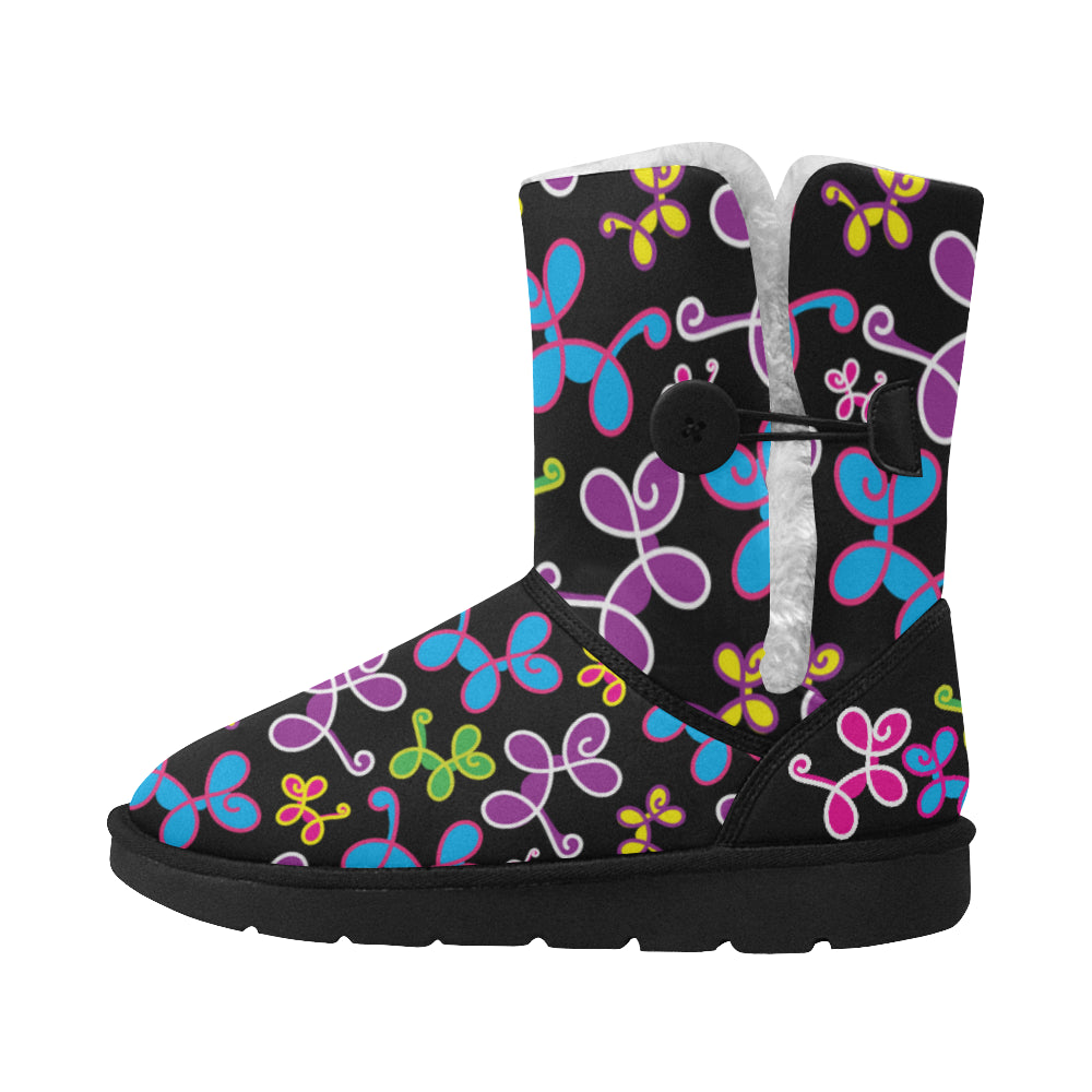 Swirly Pups Snow Boots
