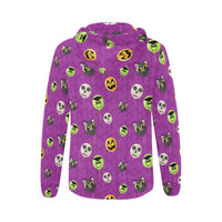 Halloween Rounds Full Zip Hoodie for Women