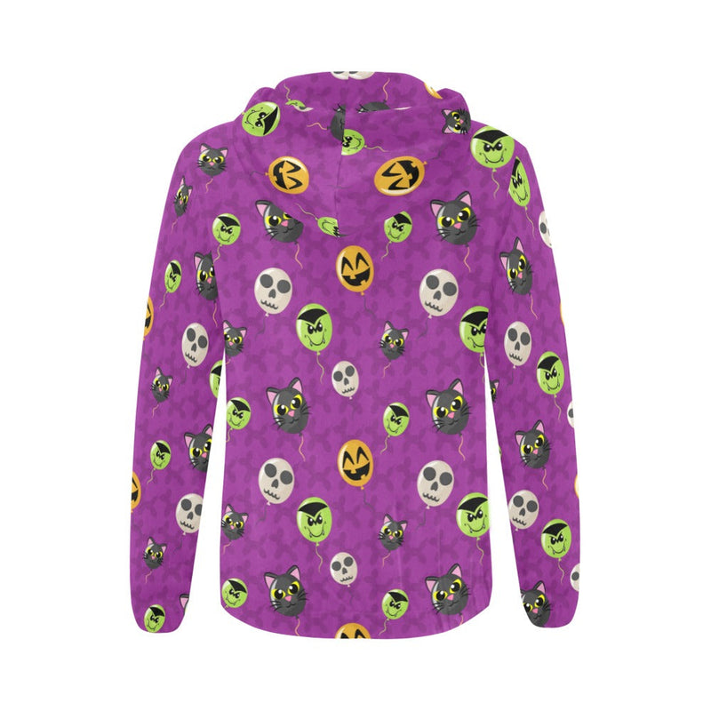 Halloween Rounds Full Zip Hoodie for Women