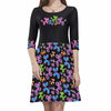 Swirly Pups Skater Dress