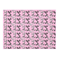 Retro Dogs Cotton Linen Tablecloth 52"x 70"