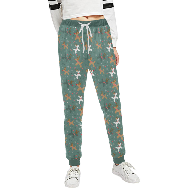 Reindeer Balloon Dogs Women's Sweatpants