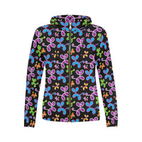 Swirly Pups Zippered Hoodie