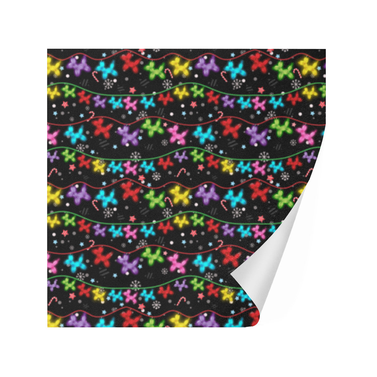 Balloon Dog Lights Gift Wrapping Paper 58"x 23" (1 Roll)