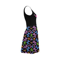 Swirly Pups Sleeveless Sundress