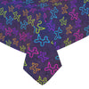 Neon Dogs Cotton Linen Tablecloth