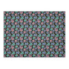 Graffiti Dogs Black Cotton Linen Tablecloth
