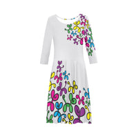 Swirly Pups Skater Dress