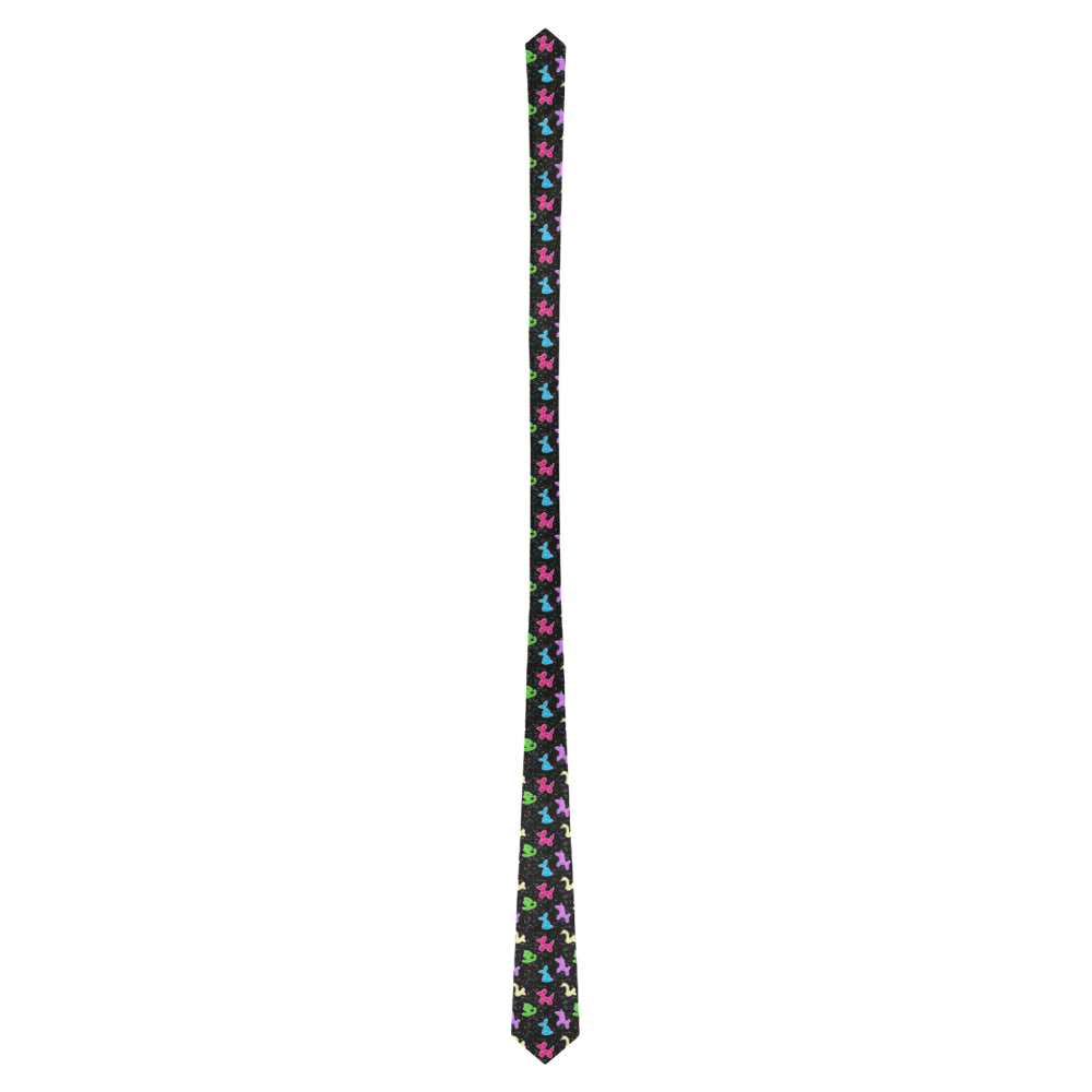 Classic Balloon Animals Black Necktie