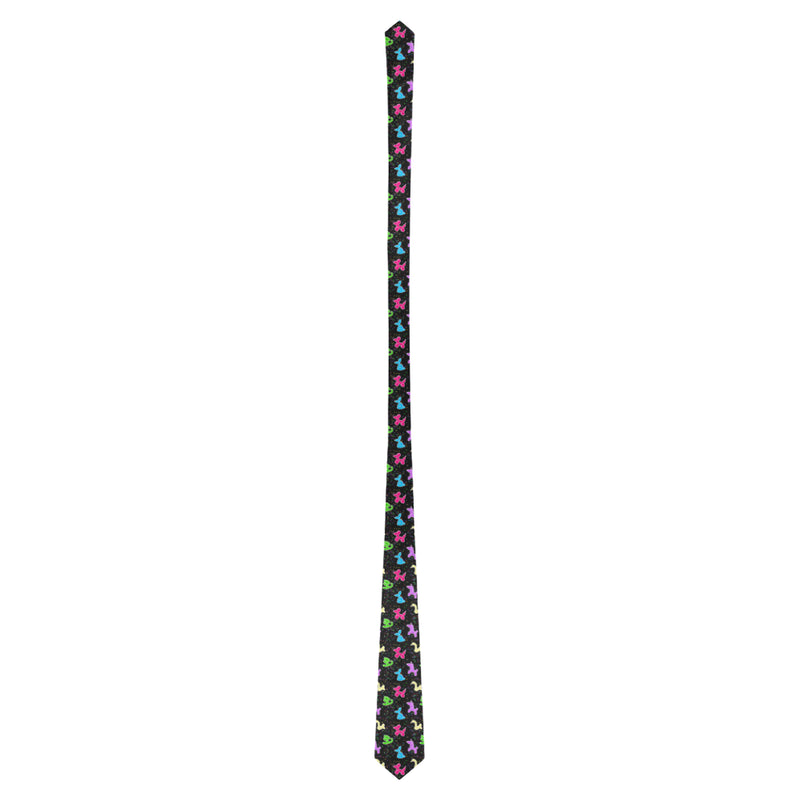 Classic Balloon Animals Black Necktie