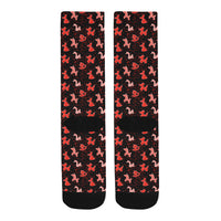 Red Balloon Animals Socks