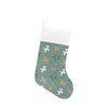 Green Reindeer Balloon Dog Christmas Stocking