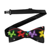 Black Lights Holiday Balloon Dogs Bow Tie