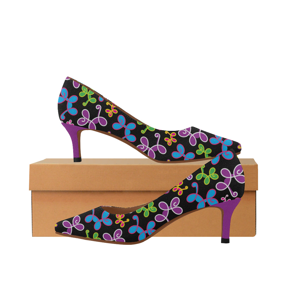 Women's Pointed Toe Low Heel Pumps