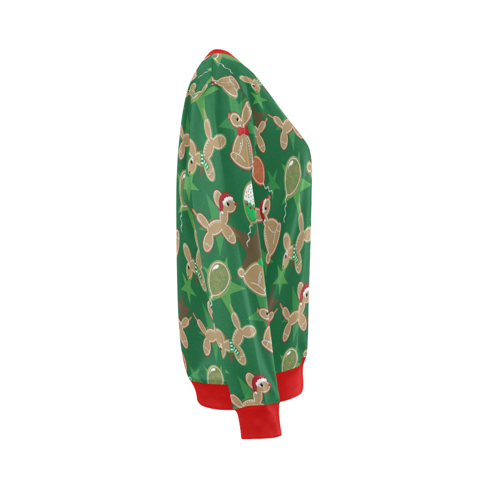 Animal Cookies Women's Holiday Sweater
