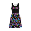 Swirly Pups Sleeveless Sundress