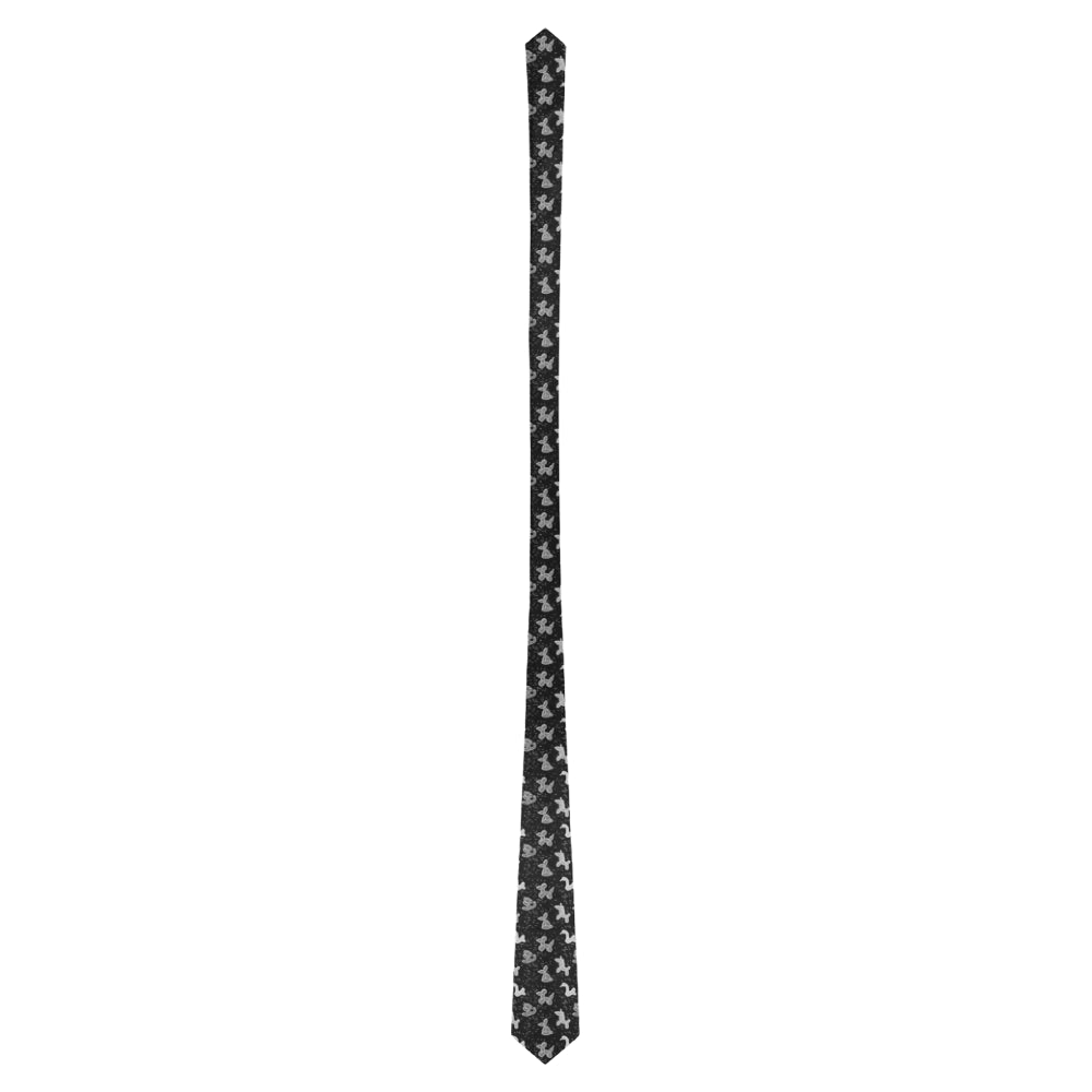 Black/Gray Balloon Animals Necktie