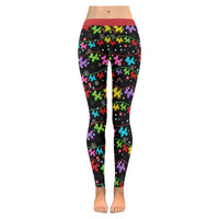 Balloon Dog Christmas Lights Leggings