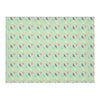 Classics on Mint Cotton Linen Tablecloth 52"x 70"