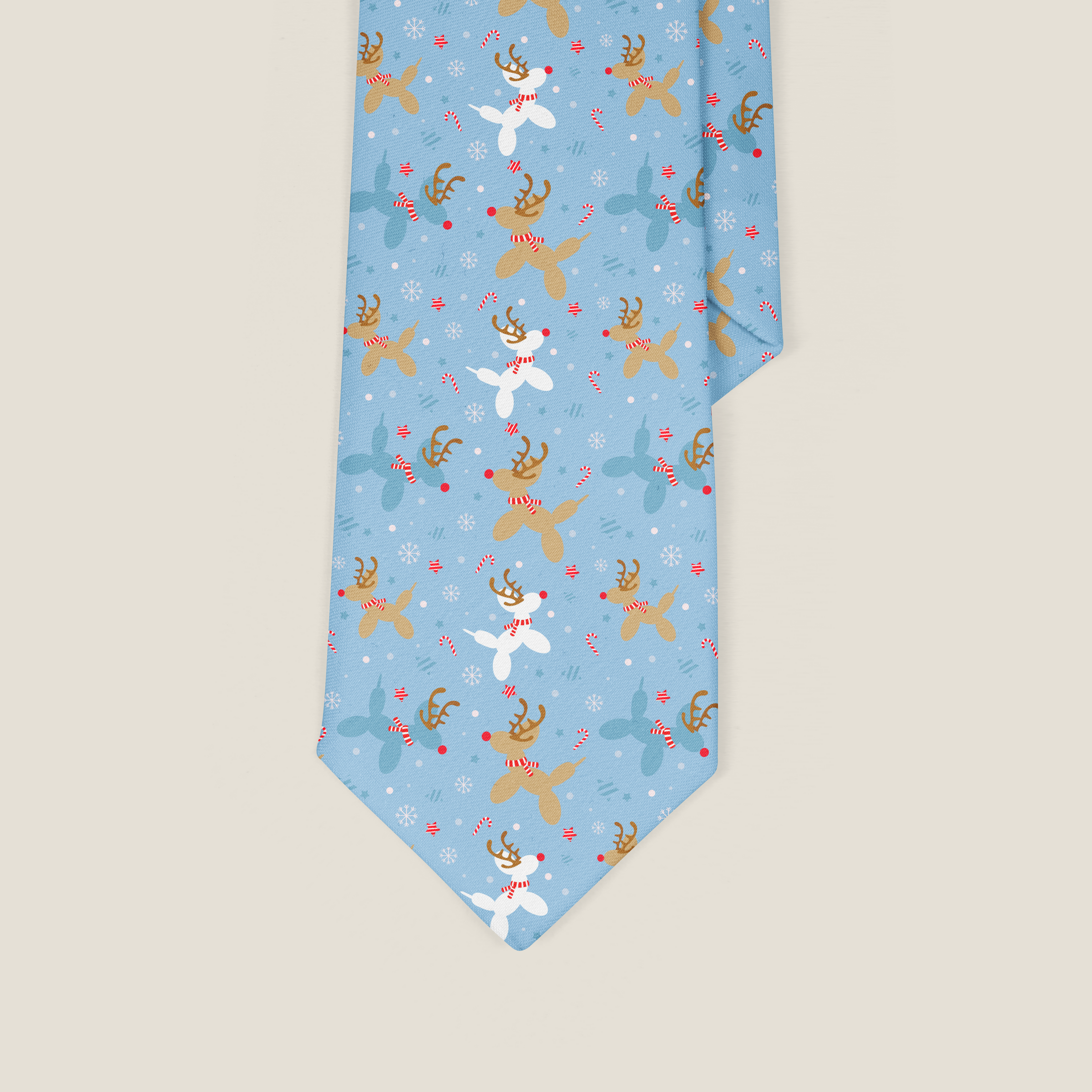 Reindeer Balloon Dogs Necktie