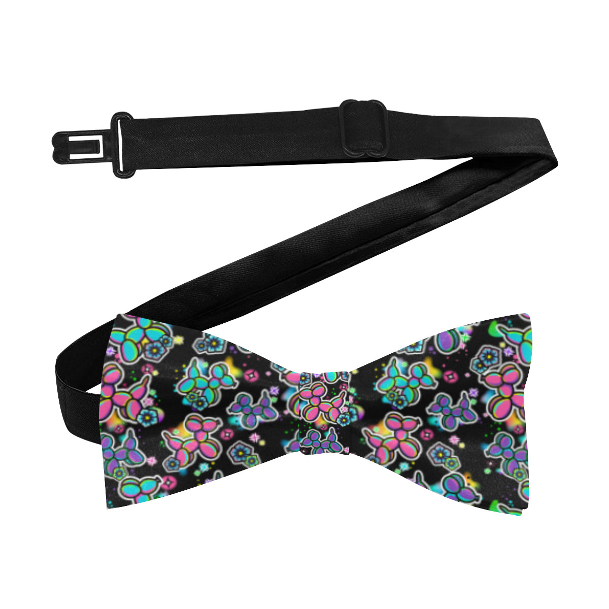 Graffiti Balloon Dogs Bow Tie