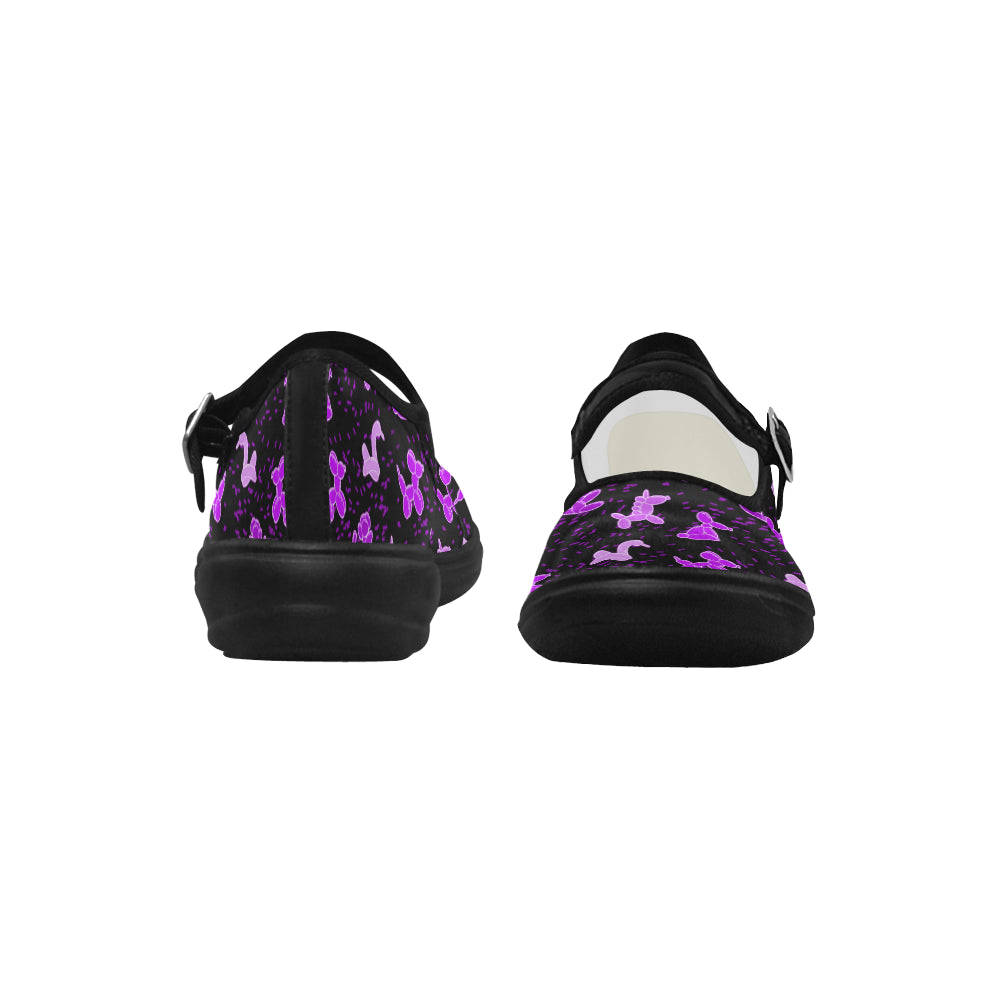 purpletoe.fw Mila Satin Women's Mary Jane Shoes (Model 4808)