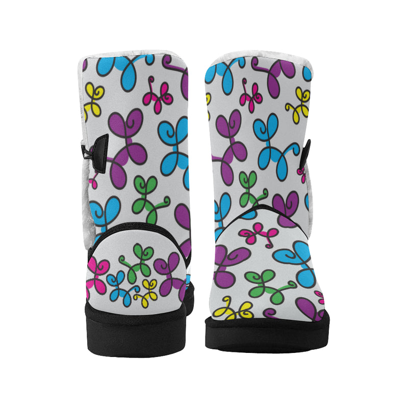 Swirly Pups Snow Boots