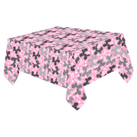 Retro Dogs Cotton Linen Tablecloth 52"x 70"