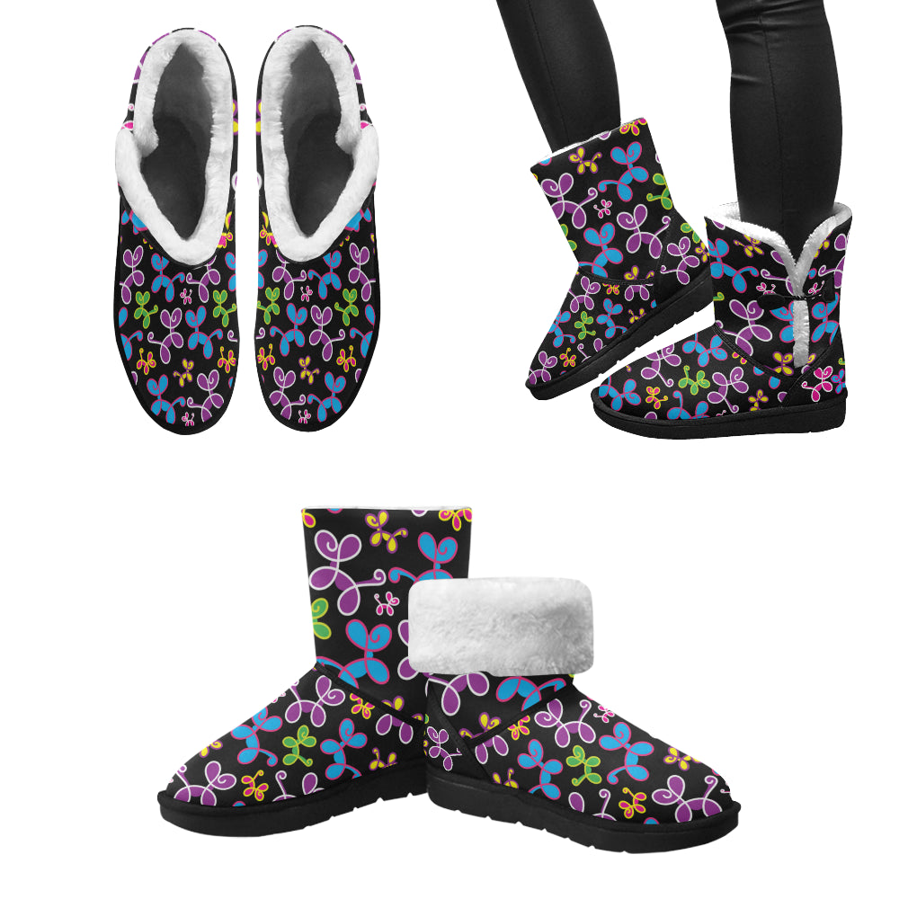 Swirly Pups Snow Boots