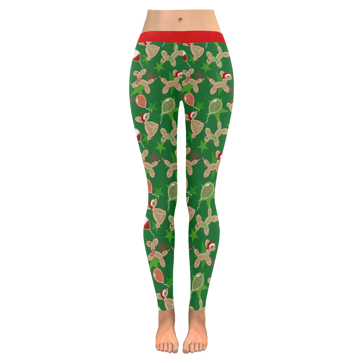 Balloon Animals Cookies Holiday Leggings